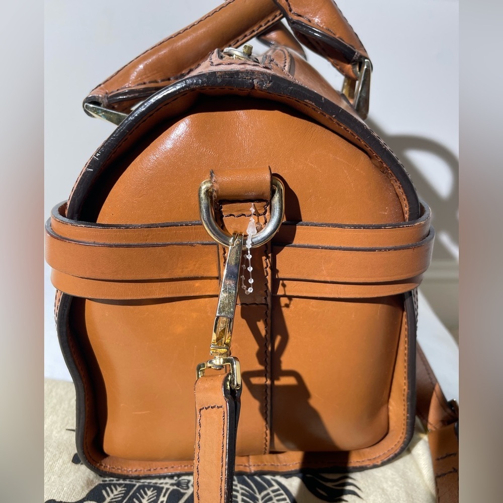 BURBERRY Alchester Bridle Belted DOCTORS Bag BROWN Purse Crossbody Leather ITALY - Picture 14 of 16